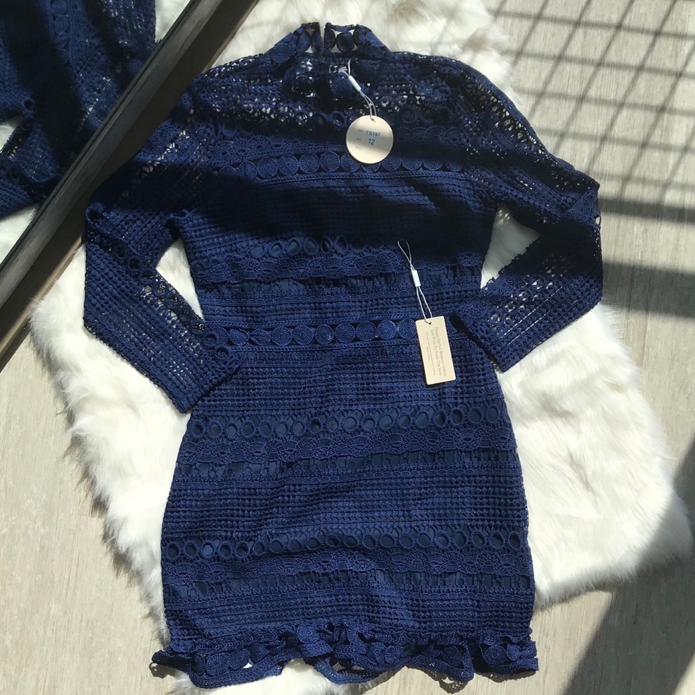 Two Sisters Riverdale Mini Dress - Steel Blue